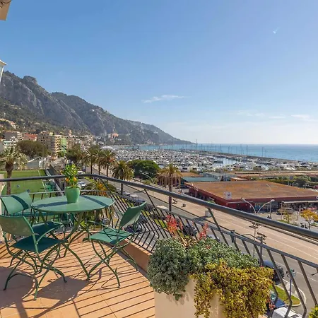 8gb - Magnifique 3p Dernier Etage Face * Menton