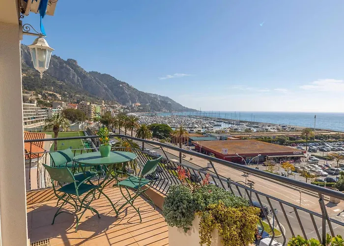 8gb - Magnifique 3p Dernier Etage Face * Menton